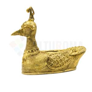 Dhokra Home Decor - Duck Candle Stand