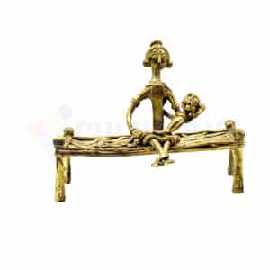 Dhokra Home Decor - Tribal Mother with Child