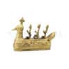Dhokra Home Decor - Sailing boat by 3 riders