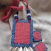 Hand Painted and Written Fabric Jewellery -Style 1 - style-9