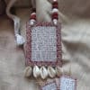 Hand Painted and Written Fabric Jewellery -Style 1 - style-3