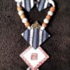 Hand Painted or Written Fabric Jewellery -Style 13 - style-1