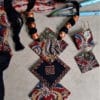 Hand Painted or Written Fabric Jewellery
