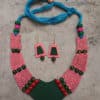 Fabric Jewellery With Glass Beads - style-1