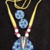 Hand Painted Fabric Jewellery -Style 17 - style-4