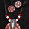 Hand Painted Fabric Jewellery -Style 17 - style-5
