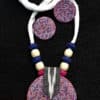 Hand Painted Fabric Jewellery -Style 17 - style-6