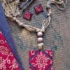 Hand Painted Fabric Jewellery -Style 19