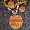 Hand Painted Fabric Jewellery -Style 3 - style-1