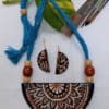 Hand Painted Fabric Jewellery -Style 33 - style-2