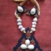 Hand Painted and Written Fabric Jewellery -Style 4 - style-2