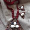 Hand Painted and Written Fabric Jewellery -Style 4 - style-4