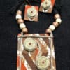 Hand Painted Fabric Jewellery -Style 6 - style-1