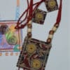 Hand Painted Fabric Jewellery -Style 6