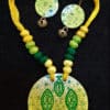 Hand Painted Fabric Jewellery -Style 8 - style-2