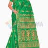 Baluchari - Saree With Exquisite design Pallu On Green
