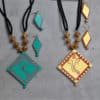 Terracotta Necklace Set - Style 137 - style-1