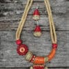 Terracotta Necklace Set - Style 16 - style-1