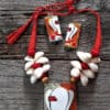 Terracotta Necklace Set - Style 39 - style-2