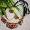 Terracotta Necklace Set - Style 66 - style-1