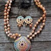 Terracotta Necklace Set - Style 92 - style-5