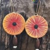 Hand Painted Fabric Jewellery - style-12