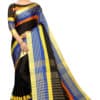 Poly Cotton - Pure Catonic Cotton Saree with Lining Pallu in Yellow & Orange